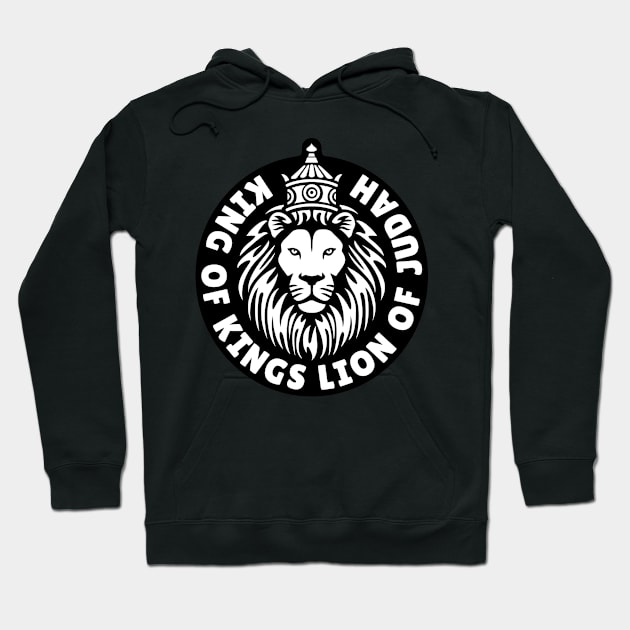 Lion Of Judah Lion Cross Christian Faith Jesus Hebrew Lion Hoodie by smartrocket